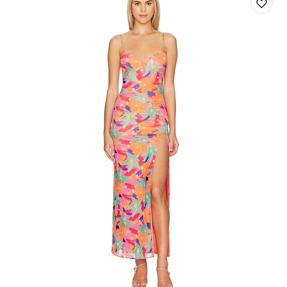 Vibrant Floral Maxi Dress